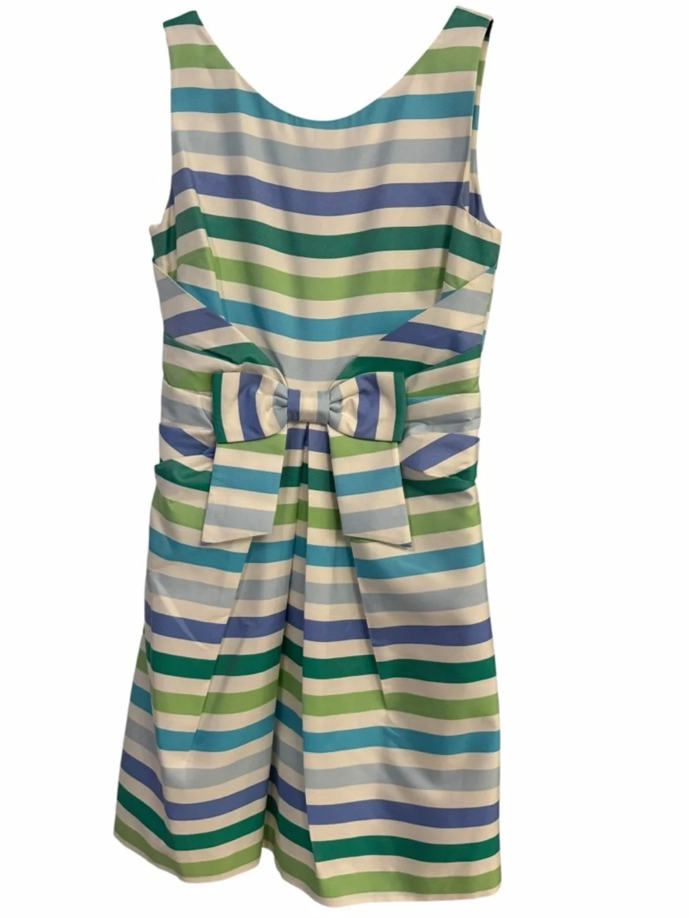 KATE SPADE New York Jillian Colorful Striped 100% Silk Dress Size 6